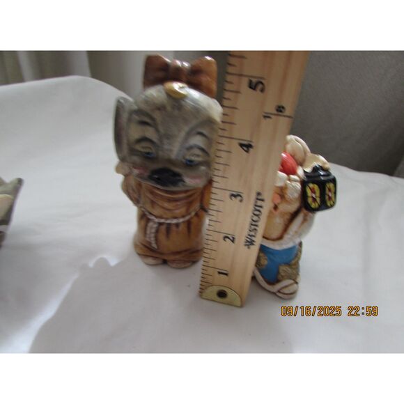 Vintage mice and rabbit bunny mice monk sick bunnies England Pendelton - Picture 15 of 15